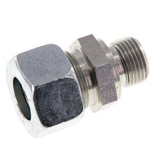 G 3/8'' Außengewinde x 15L Verzinkter gerader Schneidring aus Stahl mit FKM-Dichtung 315 bar DIN 2353