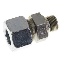 G 3/8'' Male x 16S Zinc plated Steel Straight Cutting Ring with FKM Seal 400 Bar DIN 2353