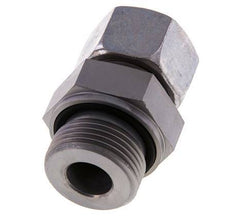 G 1'' Außengewinde x 20S Verzinkter Stahl-Schneidring gerade mit FKM-Dichtung 400 bar DIN 2353