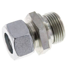 G 1'' Außengewinde x 22L Verzinkter gerader Schneidring aus Stahl mit FKM-Dichtung 160 bar DIN 2353