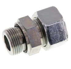 G 1'' Außengewinde x 25S Verzinkter gerader Schneidring aus Stahl mit FKM-Dichtung 400 bar DIN 2353