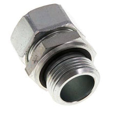 G 1'' Außengewinde x 28L Verzinkter gerader Schneidring aus Stahl mit FKM-Dichtung 160 bar DIN 2353