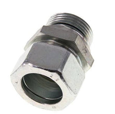 G 1'' Außengewinde x 28L Verzinkter gerader Schneidring aus Stahl mit FKM-Dichtung 160 bar DIN 2353