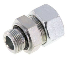 G 1'' Außengewinde x 30S Verzinkter Stahl-Schneidring gerade mit FKM-Dichtung 400 bar DIN 2353