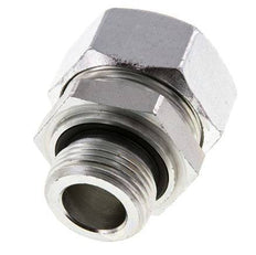 G 1'' Außengewinde x 35L Verzinkter gerader Schneidring aus Stahl mit FKM-Dichtung 160 bar DIN 2353