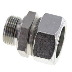 G 1'' Außengewinde x 35L Verzinkter gerader Schneidring aus Stahl mit FKM-Dichtung 160 bar DIN 2353