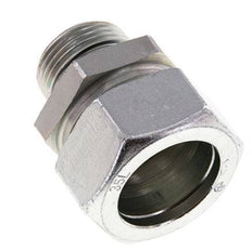 G 1'' Außengewinde x 35L Verzinkter gerader Schneidring aus Stahl mit FKM-Dichtung 160 bar DIN 2353