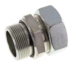 G 1 1/2'' Außengewinde x 42L Verzinkter gerader Schneidring aus Stahl mit FKM-Dichtung 160 bar DIN 2353