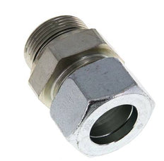 G 1 1/4'' Außengewinde x 30S Verzinkter gerader Schneidring aus Stahl mit FKM-Dichtung 400 bar DIN 2353
