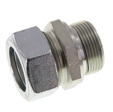 G 1 1/4'' Außengewinde x 35L Verzinkter gerader Schneidring aus Stahl mit FKM-Dichtung 160 bar DIN 2353