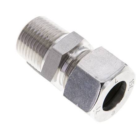 1/2'' NPT Male x 15L Stainless steel Straight Cutting Ring 315 Bar DIN 2353