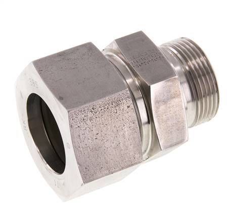 G 1 1/4'' Male x 38S Stainless steel Straight Cutting Ring 315 Bar DIN 2353