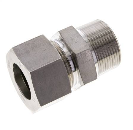 1 1/4'' NPT Male x 30S Stainless steel Straight Cutting Ring 400 Bar DIN 2353