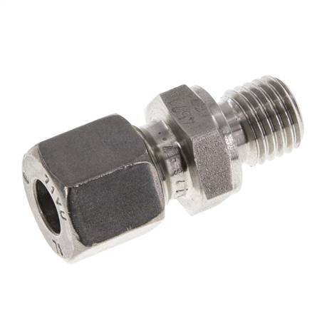 M12x1.5 Male x 8L Stainless steel Straight Cutting Ring 315 Bar DIN 2353
