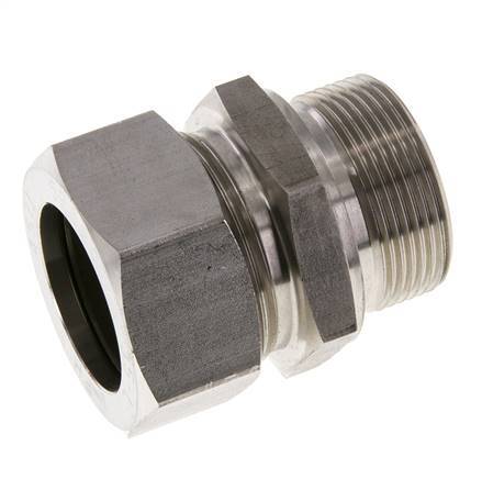 M42x2 Male x 35L Stainless steel Straight Cutting Ring 160 Bar DIN 2353