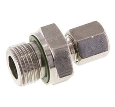 G 1/2'' Außengewinde x 6S Gerader Schneidring aus Edelstahl mit FKM-Dichtung 630 bar DIN 2353