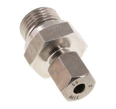 G 1/2'' Außengewinde x 6S Gerader Schneidring aus Edelstahl mit FKM-Dichtung 630 bar DIN 2353