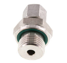 G 1/2'' Außengewinde x 8L Gerader Schneidring aus Edelstahl mit FKM-Dichtung 315 Bar DIN 2353