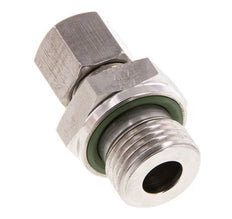 G 1/2'' Außengewinde x 8S Gerader Schneidring aus Edelstahl mit FKM-Dichtung 630 bar DIN 2353