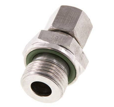 G 1/2'' Außengewinde x 8S Gerader Schneidring aus Edelstahl mit FKM-Dichtung 630 bar DIN 2353