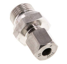 G 1/2'' Außengewinde x 8S Gerader Schneidring aus Edelstahl mit FKM-Dichtung 630 bar DIN 2353