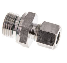 G 1/2'' Außengewinde x 10L Gerader Schneidring aus Edelstahl mit FKM-Dichtung 315 Bar DIN 2353