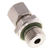 G 1/2'' Außengewinde x 10S Gerader Schneidring aus Edelstahl mit FKM-Dichtung 630 bar DIN 2353