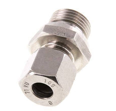 G 1/2'' Außengewinde x 10S Gerader Schneidring aus Edelstahl mit FKM-Dichtung 630 bar DIN 2353