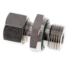 G 1/2'' Außengewinde x 12L Gerader Schneidring aus Edelstahl mit FKM-Dichtung 315 Bar DIN 2353