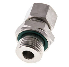 G 1/2'' Außengewinde x 12L Gerader Schneidring aus Edelstahl mit FKM-Dichtung 315 Bar DIN 2353