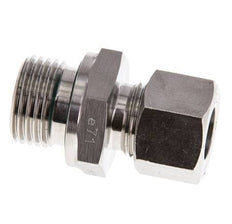 G 1/2'' Außengewinde x 12L Gerader Schneidring aus Edelstahl mit FKM-Dichtung 315 Bar DIN 2353