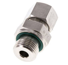 G 1/2'' Außengewinde x 12S Gerader Schneidring aus Edelstahl mit FKM-Dichtung 630 bar DIN 2353