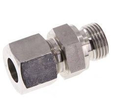 G 1/2'' Außengewinde x 14S Gerader Schneidring aus Edelstahl mit FKM-Dichtung 630 bar DIN 2353