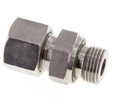 G 1/2'' Außengewinde x 14S Gerader Schneidring aus Edelstahl mit FKM-Dichtung 630 bar DIN 2353