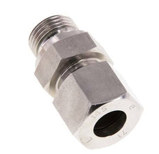 G 1/2'' Außengewinde x 14S Gerader Schneidring aus Edelstahl mit FKM-Dichtung 630 bar DIN 2353