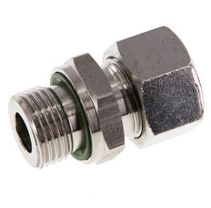 G 1/2'' Außengewinde x 15L Gerader Schneidring aus Edelstahl mit FKM-Dichtung 315 Bar DIN 2353