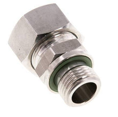 G 1/2'' Außengewinde x 18L Gerader Schneidring aus Edelstahl mit FKM-Dichtung 315 Bar DIN 2353