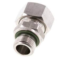 G 1/2'' Außengewinde x 18L Gerader Schneidring aus Edelstahl mit FKM-Dichtung 315 Bar DIN 2353