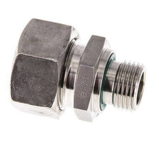 G 1/2'' Außengewinde x 22L Gerader Schneidring aus Edelstahl mit FKM-Dichtung 160 bar DIN 2353