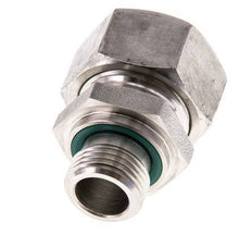 G 1/2'' Außengewinde x 22L Gerader Schneidring aus Edelstahl mit FKM-Dichtung 160 bar DIN 2353