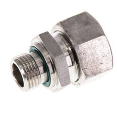 G 1/2'' Außengewinde x 22L Gerader Schneidring aus Edelstahl mit FKM-Dichtung 160 bar DIN 2353