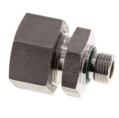 G 1/2'' Außengewinde x 25S Gerader Schneidring aus Edelstahl mit FKM-Dichtung 400 bar DIN 2353