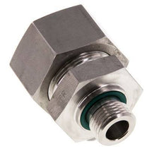G 1/2'' Außengewinde x 25S Gerader Schneidring aus Edelstahl mit FKM-Dichtung 400 bar DIN 2353
