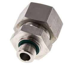 G 1/2'' Außengewinde x 25S Gerader Schneidring aus Edelstahl mit FKM-Dichtung 400 bar DIN 2353