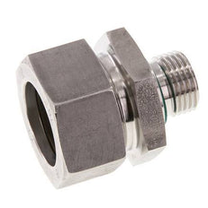 G 1/2'' Außengewinde x 28L Gerader Schneidring aus Edelstahl mit FKM-Dichtung 160 bar DIN 2353