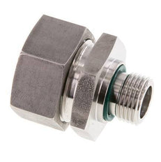 G 1/2'' Außengewinde x 28L Gerader Schneidring aus Edelstahl mit FKM-Dichtung 160 bar DIN 2353