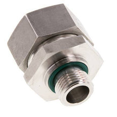 G 1/2'' Außengewinde x 28L Gerader Schneidring aus Edelstahl mit FKM-Dichtung 160 bar DIN 2353