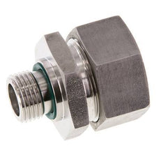 G 1/2'' Außengewinde x 28L Gerader Schneidring aus Edelstahl mit FKM-Dichtung 160 bar DIN 2353