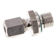 G 1/4'' Außengewinde x 6L Gerader Schneidring aus Edelstahl mit FKM-Dichtung 315 Bar DIN 2353