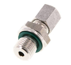 G 1/4'' Außengewinde x 6L Gerader Schneidring aus Edelstahl mit FKM-Dichtung 315 Bar DIN 2353